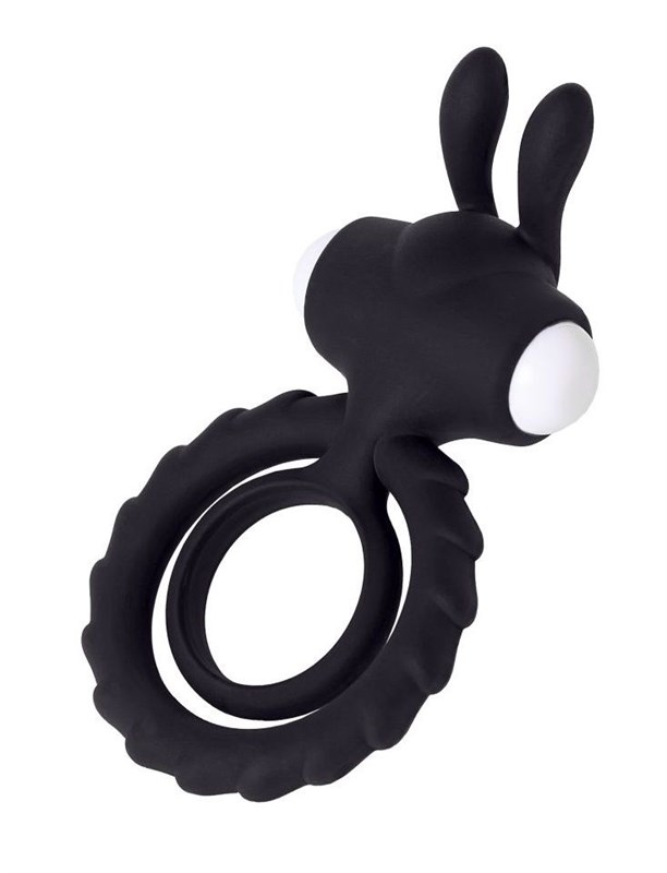 Черное эрекционное кольцо на пенис JOS BAD BUNNY - фото 141307