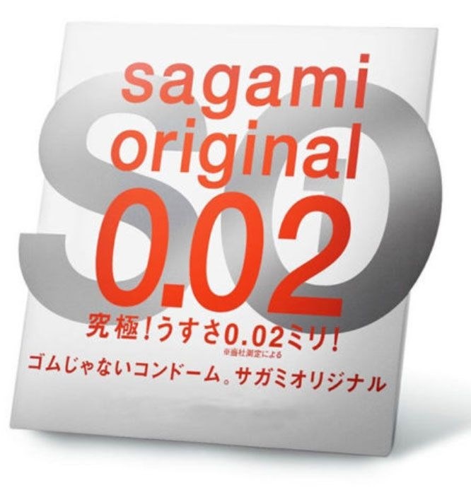 Ультратонкий полиуретановый презерватив Sagami Original 0.02, 1 шт - фото 141956