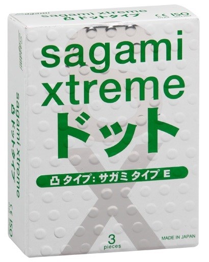 Презервативы SAGAMI Xtreme Type-E 3шт. - фото 148043