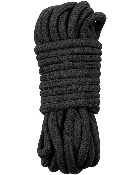 Верёвка Fetish Bondage Rope для бондажа и декоративной вязки, чёрный, 10 м - фото 153740