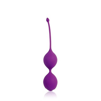 Фиолетовые вагинальные шарики с хвостиком Cosmo