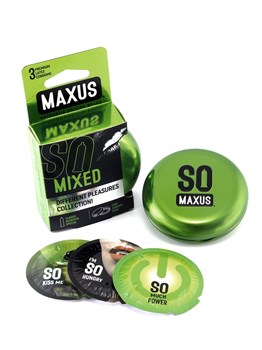 Презервативы набор Maxus Mixed, 3 шт