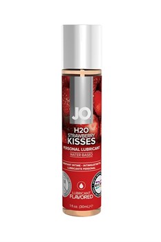 Съедобный лубрикант "Клубника" JO Flavored Strawberry Kiss, 30 мл