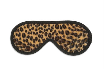 Закрытая маска с леопардовой расцветкой