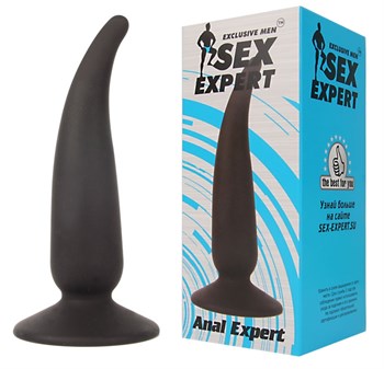 Анальная пробка с тонким кончиком Sex Expert, 11,7х2,7 см