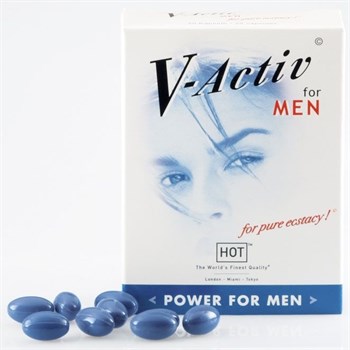 Возбуждающее средство для мужчин V-Active, 20 капсул