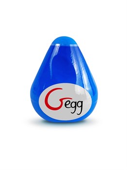 Голубое яйцо-маструбатор Gvibe Gegg Blue