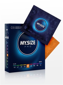 Презервативы MY.SIZE размер 57- 3 шт.