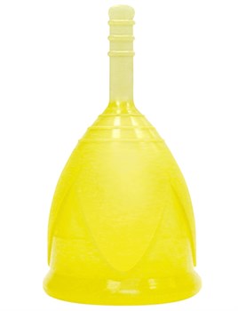 Менструальная чаша, S, 35 мл (желтая)