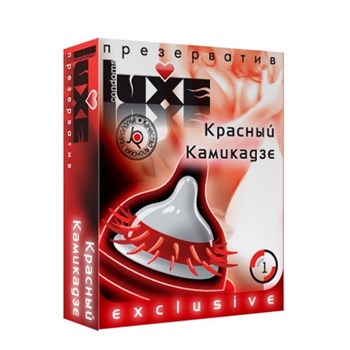 Презерватив LUXE EXCLUSIVE Красный камикадзе (усы) 1 штука