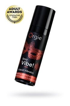 Гель для массажа ORGIE Sexy Vibe Hot с разогревающим и вибрирующим эффектом, 15