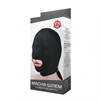 Черная маска-шлем с отверстием для рта - фото 146457