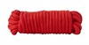 Красная хлопковая верёвка Bondage Rope 16 Feet, 5 м - фото 146978