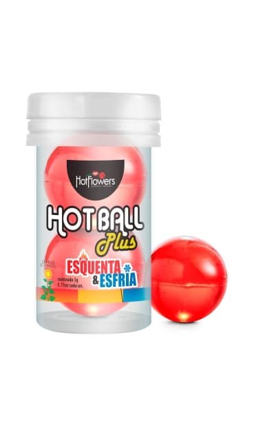 Возбуждающий лубрикант HOT BALL PLUS в виде двух шариков (Холод-Горячо) HC589 - фото 166775