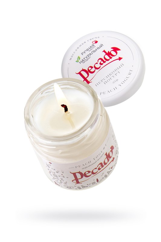 Массажная свеча Pecado BDSM, Peach yogurt 35мл 12044-03 - фото 167804