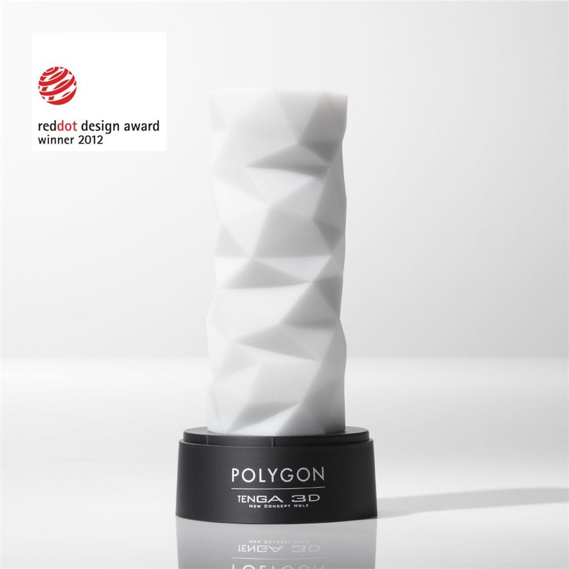 Белый 3D мастурбатор POLYGON TNH004 - фото 170512