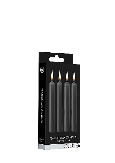 Набор восковых BDSM-свечей Teasing Wax Candles OU488BLK - фото 171182