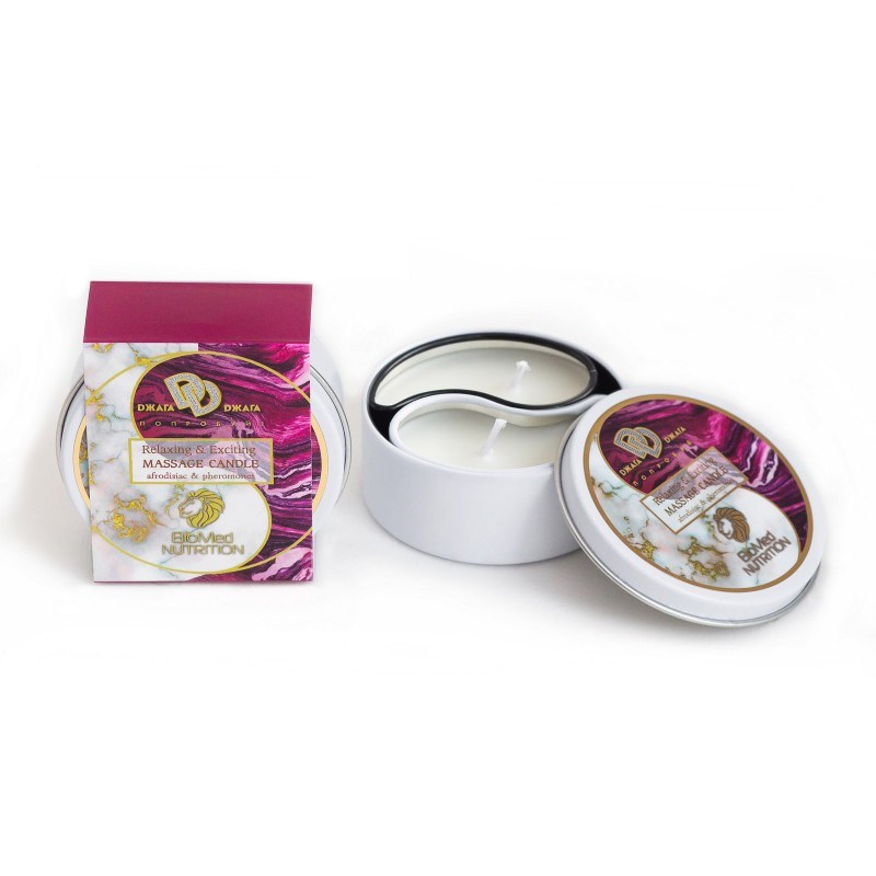 Массажная свеча Relaxing & Exciting Massage Candle Райская вишня, 30 мл BMN0078 - фото 171694