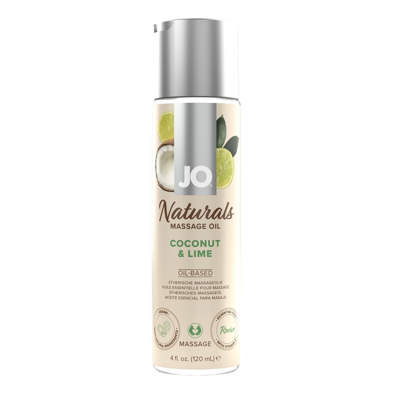 Массажное масло JO - Coconut & Lime/Кокос и лайм 120 mL JO40125 - фото 172797