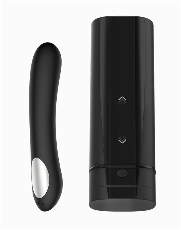 Набор для интерактивного секса: мастурбатор Onyx+ и черный вибратор Pearl 2 110211 - фото 176146