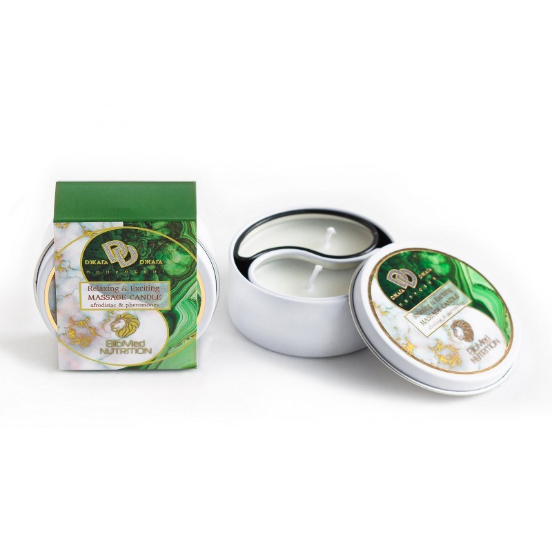 Массажная свеча Relaxing & Exciting Massage Candle Малахитовый сон, 30 мл BMN0071 - фото 176379