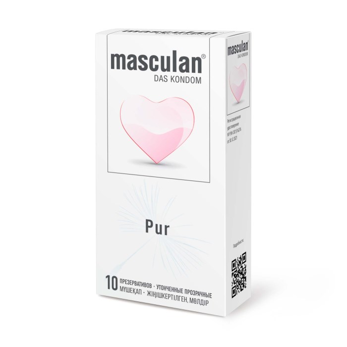 Презервативы Masculan Pur Ультратонкие с увеличенным количеством смазки, 10 шт. 11608 - фото 177217