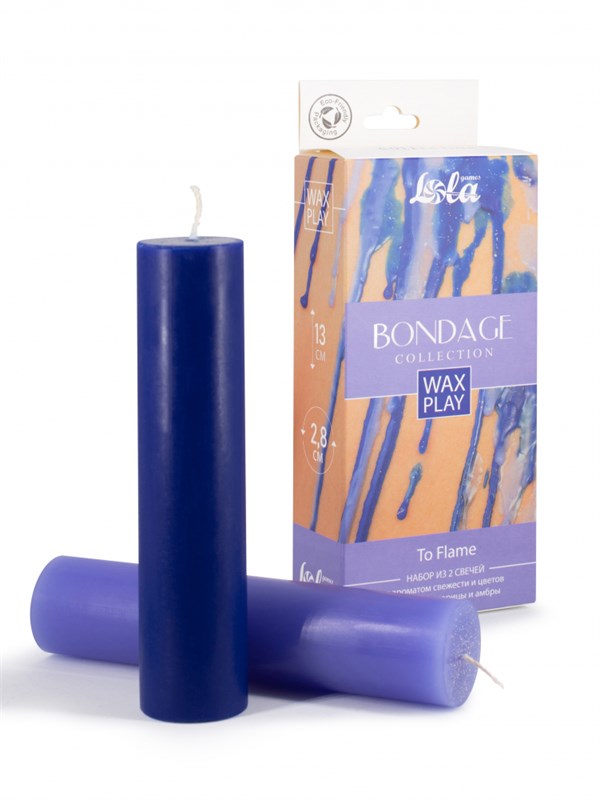 Набор из 2 Wax Play свечей Bondage To Flame 1067-02lola - фото 179069