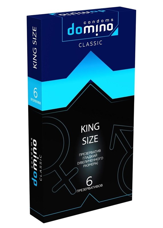 Презервативы увеличенного размера DOMINO Classic King size, 6 шт 235065 - фото 182105