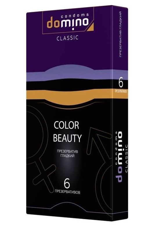 Разноцветные презервативы DOMINO Classic Colour Beauty, 6 шт 222577 - фото 182107