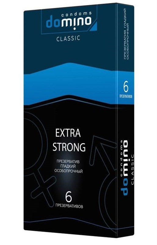 Суперпрочные презервативы DOMINO Classic Extra Strong, 6 шт 222579 - фото 182111