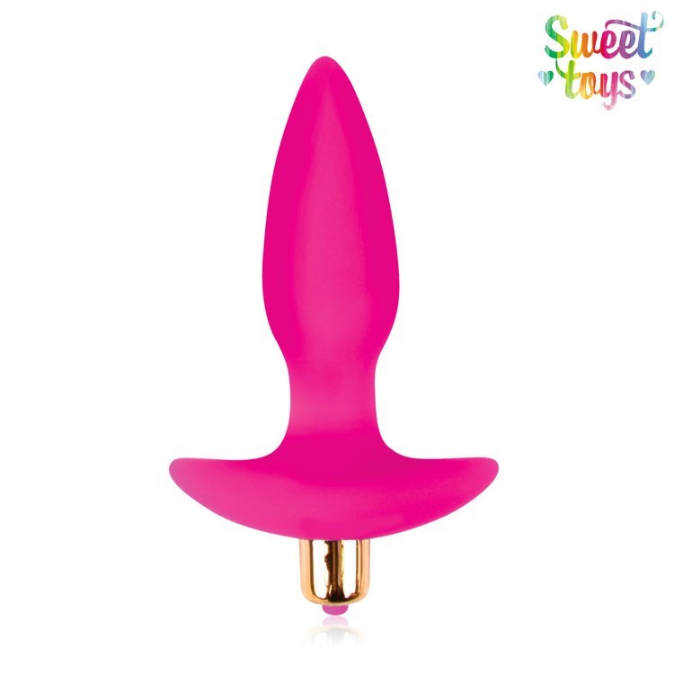 Розовая коническая анальная пробка Sweet Toys, 10,5х3,5 см ST-40167-16