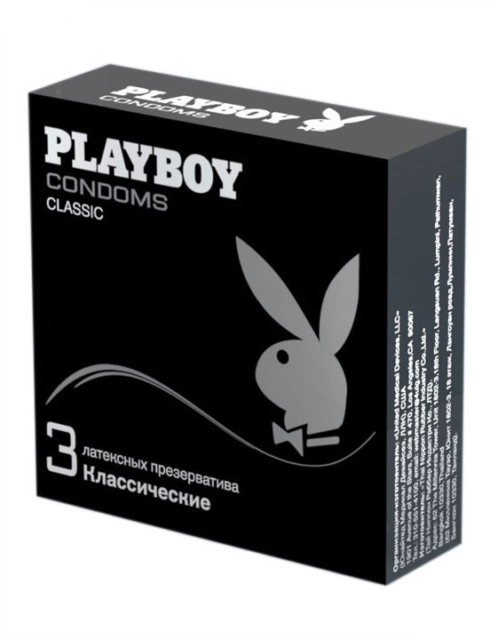 Презервативы Playboy Classic (классические), 3 шт PB32 - фото 183742