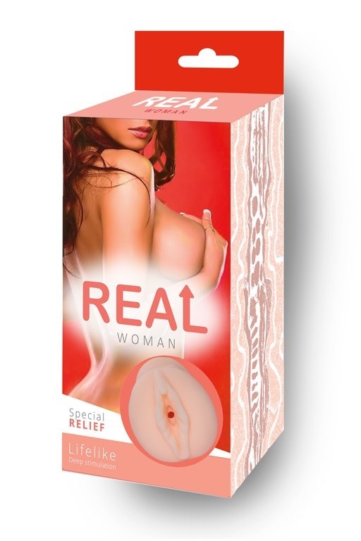 Большой ультра-реалистик мастурбатор Real Woman "Рыжая" RW72102 - фото 184247