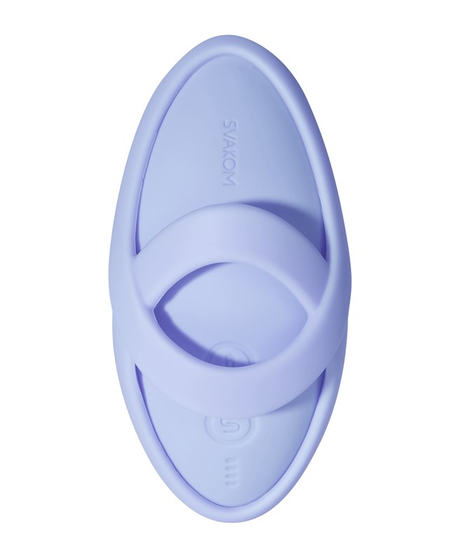 Вибромассажёр на пальцы SVAKOM ECHO 2 с функцией нагрева, голубой SC511B-SB