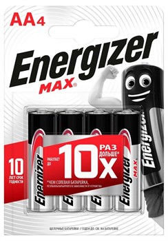 Батарейки Energizer AA, 4 шт ENLR64BL