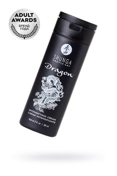 Крем для усиления эрекции SHUNGA DRAGON с возбуждающим эффектом «ЛЕДЯНОГО ОГНЯ», 60 мл 275200