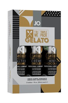 Подарочный набор вкусовых лубрикантов / Tri-Me Triple Pack - Gelato JO10059