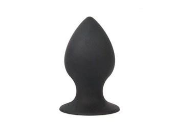 Чёрная анальная пробка Sex Expert, 7х4,2 см SEM-55037