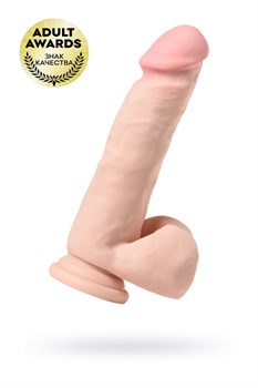 Вибратор с пультом ДУ TOYFA RealStick Elite Vibro, TPR, телесный, 10 режимов 21, 4.2 987001
