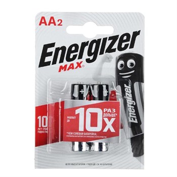 Батарейки Energizer AA, 2  шт ENLR62BL