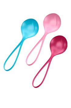 Набор вагинальных шариков Satisfyer Balls C03 single, Силикон, Ассорти, Ø 3,5  см J01512N