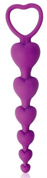 Анальная цепочка с сердечками, 14,5 см CSM23012
