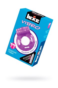 Виброкольцо Бешеная гейша + презерватив LUXE VIBRO 10T00014122