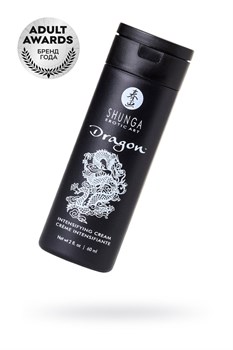 Крем для усиления эрекции SHUNGA DRAGON с возбуждающим эффектом «ЛЕДЯНОГО ОГНЯ», 60 мл 275200