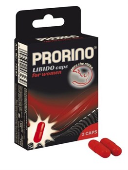Возбуждающее средство для женщин PRORINO Libido Caps, 2 капсулы 78400