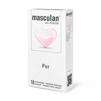 Презервативы Masculan Pur Ультратонкие с увеличенным количеством смазки, 10 шт. 11608
