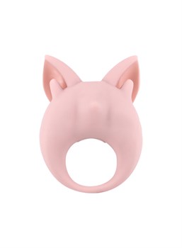 Перезаряжаемое кольцо для клиторальной стимуляции MiMi Animals Kitten Kiki Light Pink 7200-02lola