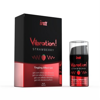 Увлажняющий гель Жидкий вибратор Strawberry, 15 мл VIB0001