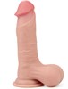 Фаллоимитатор на присоске Sliding Skin Dual Layer Dong, телесный, 45х220 мм LV317006 - фото 165806