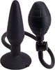 Анальная пробка с функцией расширения Inflatable Butt Plug Medium 192415 - фото 169556